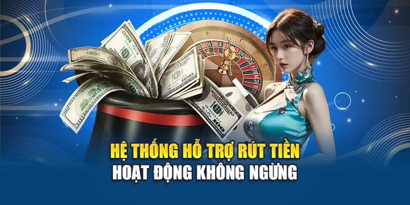 Hệ thống hỗ trợ rút tiền hoạt động không ngừng
